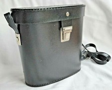 Black  Leather Look Semi Ridged Binocular Case 40mm Kidney Shape     (G524)