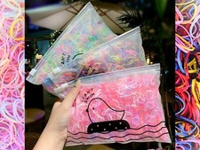 1000 Mini Hair Ponios Ponios Endless Elastics Bobbles Bands Baby Girl Hair Bands