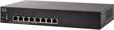 Cisco SF350-08 K9 UK - 10/100 8 Port Layer 3 - Managed Switch + Rack Ears