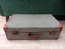 Vintage grey spartan suitcase - grey,