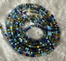 3 pieces African Waist Beads, Size Up To 50 Inches. Tie on.