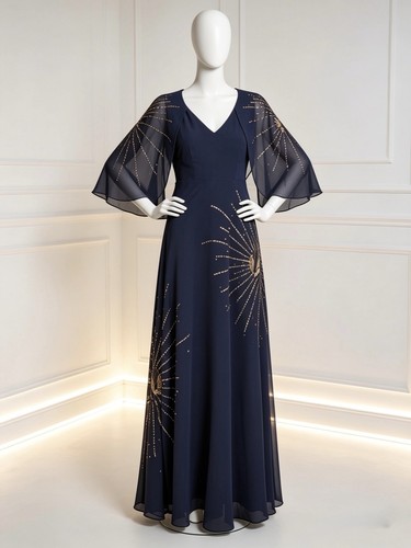 Bnwt monsoon navy blue sequin - bnwt,