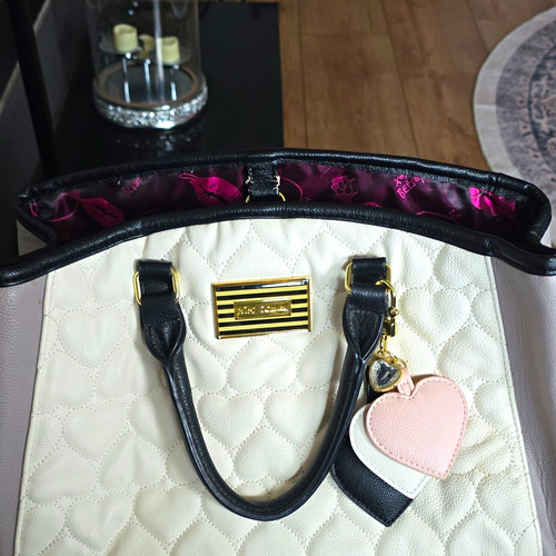 Betsey johnson ivory quilted - johnson,