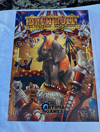 Drum roll circus board - circus, game