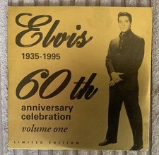 Elvis Presley CD - Elvis 1935 - 1995 60th anniversary celebration plus x 3 promo
