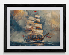 Hms Victory Style Sail Ship