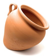 Tilted Ceramic Plant Pot