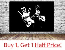 BRUCE LEE CANVAS ART PRINT-