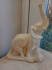 White Alabaster Elephant