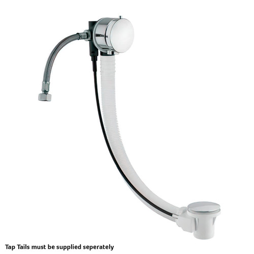 Bath overflow filler and waste - and,