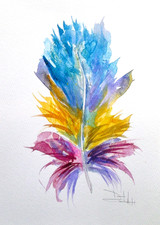 Delilah feather bird still