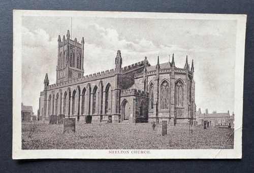 Vintage rppc shelton church - rppc,,