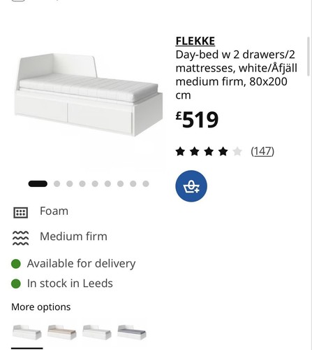 Used ikea flekke pull out - ikea,
