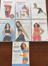 Fitness DVD’s Davina McCall 6 DVD’s Plus 1  Belly Fat DVD hardly used 