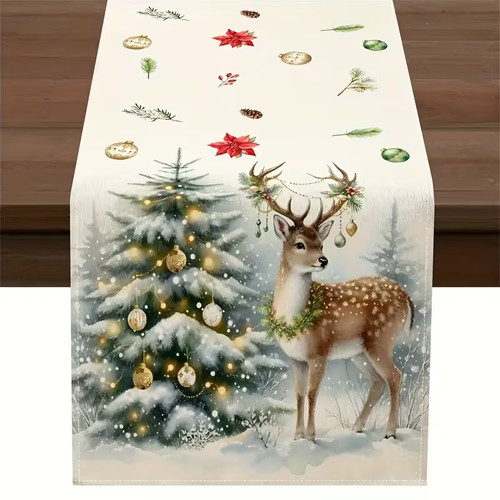 Christmas reindeer tree - christmas, &
