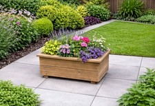 Wooden Garden Planter Flower