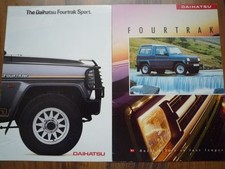 2 x DAIHATSU Fourtrak Brochure