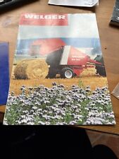 WELGER RP120 ROUND BALER BROCHURE 
