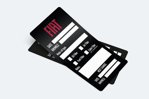 Fiat oil change service - oil,