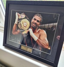 Framed And Signed David Haye Picture