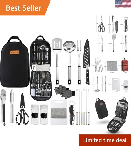 Portable piece camping - portable, 14-piece