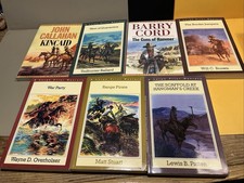 Cowboy Western Books x 7