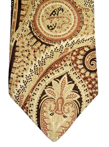 Gold paisley tie pure - paisley,