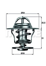 Coolant Thermostat Fits VW