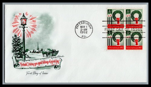 Fdc 1205 4c christmas - 1205,