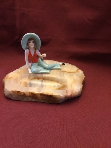 Vintage art deco lady - vintage, bathing