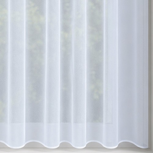 White lace net curtains sold - white,