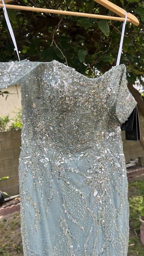 Terani couture blue sequin - terani,