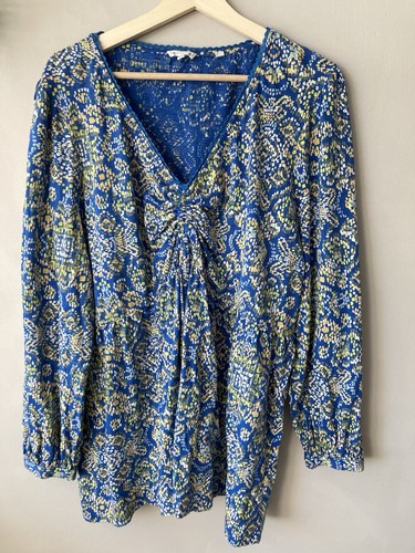 Fat face blue tunic - blue, top