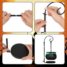 Large Black Witch Cauldron