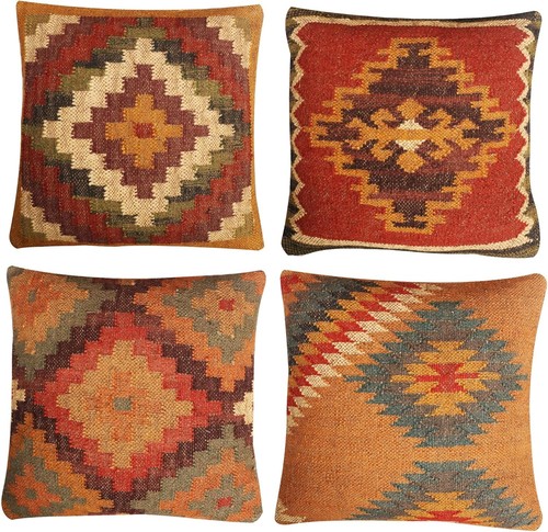 Heavy handmade 18x18 - handmade, jute