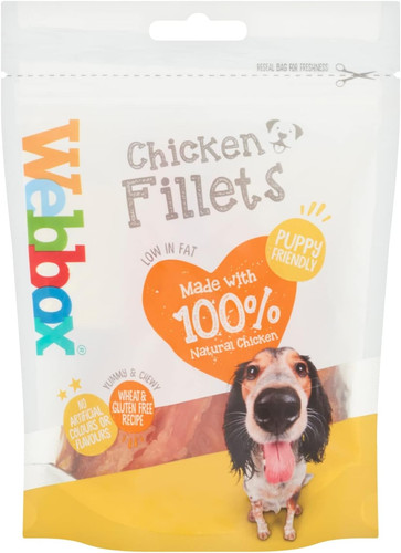 Chicken fillets dog treats - chicken,