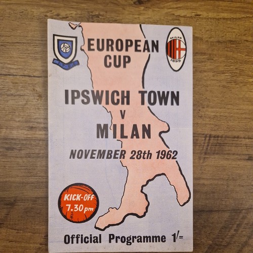 Ipswich town milan programme - milan,