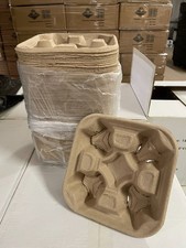 Moulded Pulp 4 Cups Carrier