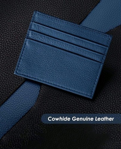 Navy blue genuine leather - navy,