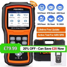 FOXWELL Diagnostic Tool Bidirectional OBD2 Scanner Car ABS SAS SRS EPB OIL Reset