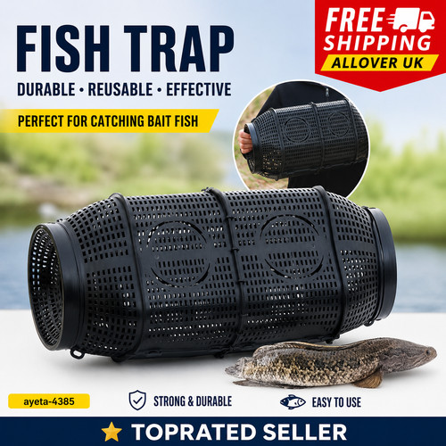 Portable fishing bait trap net - fishing,