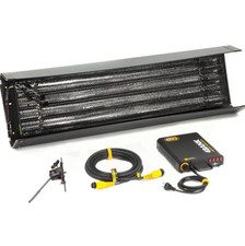 Kino Flo 4FT 4 Bank Continuous Video Lighting - Mint Condition + Honeycomb Grid