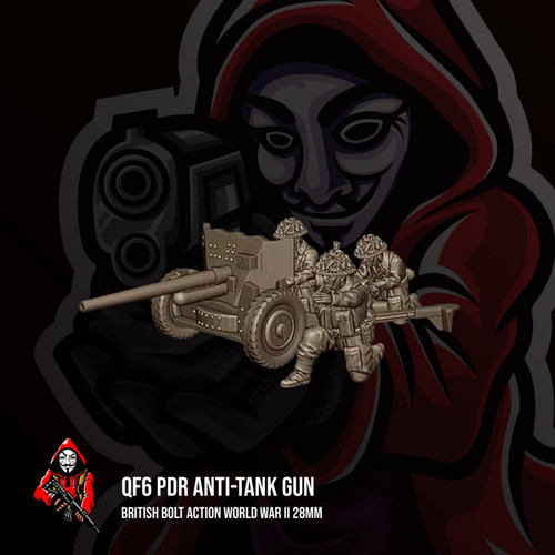 British qf6 pdr - qf6, anti-tank