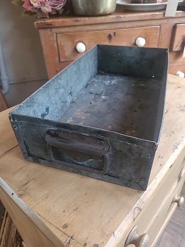 Vintage steel galvanised - steel,