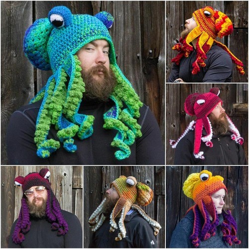 Unisex octopus winter warm - octopus,