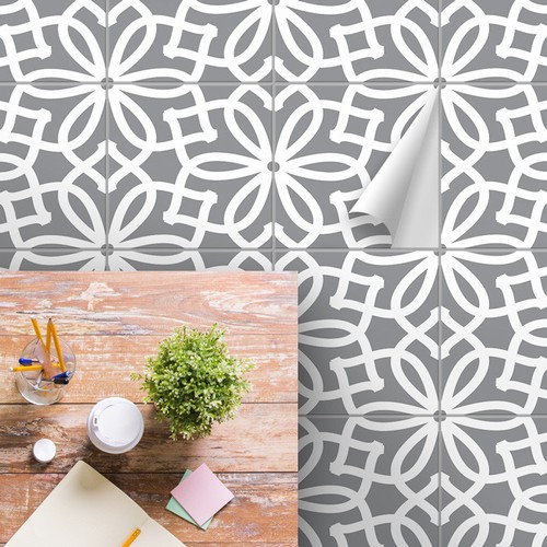 Floor tile stickers set - stickers, of