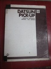 Datsun pick-up 720 Service Manual pb Nissan 1979 e60