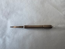 Vintage J W 925 Sterling Silver Retractable Toothpick