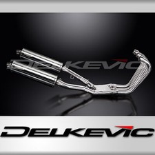 YAMAHA FJ1200 3XW 1991-96 FULL EXHAUST SYSTEM 450mm STAINLESS OVAL SILENCERS