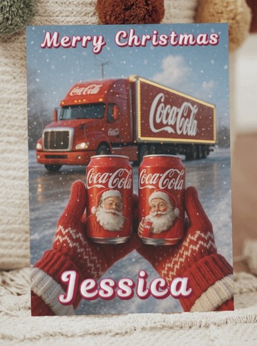Coca cola lorry personalised - cola,